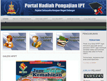 Tablet Screenshot of hpipt.selangor.gov.my